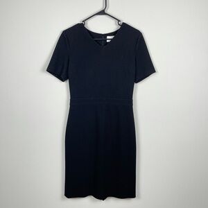 Hugo Boss Short Sleeve Black Midi Dress